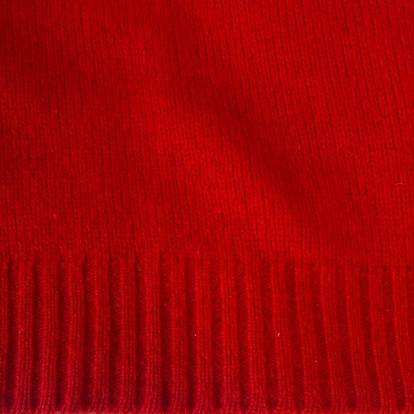 Vintage Northern Isles Red Women Size 34 S Wool Blend Turtleneck Pullover WPL - Picture 5 of 9